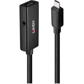 USB-C-kabel LINDY 43356 5 m Zwart