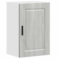 Keukenwandkast Porto bewerkt hout grijs sonoma eiken - thumbnail