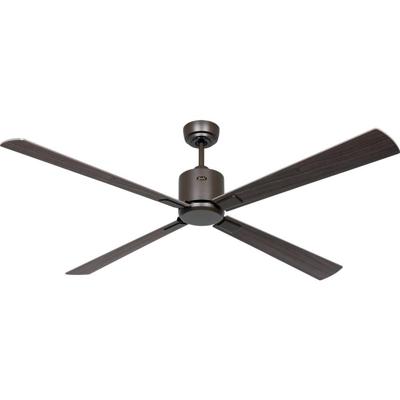 CasaFan ECO NEO III 152 BZ-NB/KI WiFi Flügel Nussbaum/Kirsche Plafondventilator 27 W (Ø x h) 152 cm x 360 mm Brons Met afstandsbediening, Timer, Met CasaFan ECO NEO III 152 BZ-NB/KI WiFi Flügel Nussbaum/Kirsche Plafondventilator 27 W (Ø x h) 152 cm x 360 mm Brons Met afstandsbediening, Timer, Met