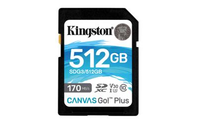 SD Geheugenkaart Kingston SDG3/512GB 512 GB - thumbnail