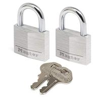 De Raat Master Lock hangslot met sleutelslot, model 9130EURT, pak van 2 stuks - thumbnail