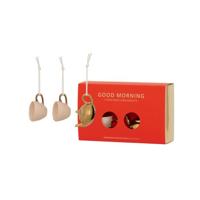 Urban Nature Culture - Good Morning - Kerstornamenten 3-dlg Pink&Gold - thumbnail