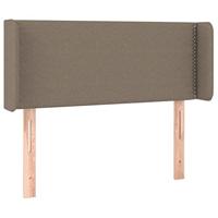 Hoofdbord LED 93x16x78/88 cm stof taupe - thumbnail