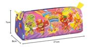 Schoolpennenzak SuperThings Guardians of Kazoom Paars Geel (21 x 8 x 7 cm) - thumbnail