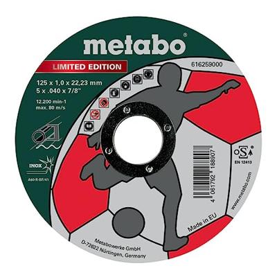 Metabo 616259000 Doorslijpschijf recht 125 mm 1 stuk(s)