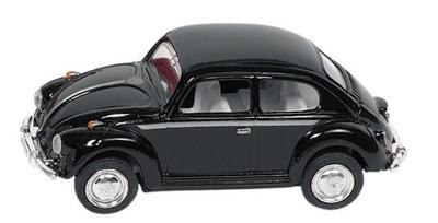 Welly Metalen Volkswagen Klassieke Kever 1967: Zwart 6,5 cm