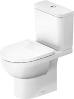 Duoblokpot Duravit No.1 Diepspoel Rimless Zonder Reservoir 36.5x65.5x42cm PK Hoogglans Wit - thumbnail
