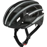 Olympic Sportswear Alpina sports racehelm ravel reflective 55-59 glans zwart - thumbnail