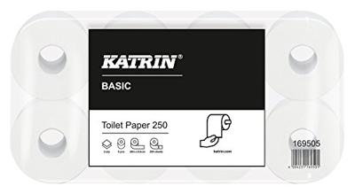 Toiletpapier katrin 2laags 250 vel naturel Toiletpapier katrin 2laags 250 vel naturel