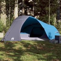 Koepeltent 4-persoons waterdicht blauw - thumbnail