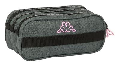 Pennenetui met 3 vakken Kappa Silver pink Grijs 21,5 x 10 x 8 cm Pennenetui met 3 vakken Kappa Silver pink Grijs 21,5 x 10 x 8 cm