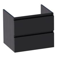 Badkamermeubel Sanitop Solution 60 cm Black Wood Zwart Sanitop - thumbnail