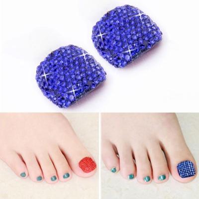 2 stuks Crystal nep Nail Art Tips Rhinestone volledige dekking teennagels Decals stickers (NO: 02) 2 stuks Crystal nep Nail Art Tips Rhinestone volledige dekking teennagels Decals stickers (NO: 02)