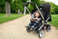 Kinderwagen RED CASTLE Evolutwin Zwart - thumbnail