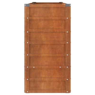 Plantenbak verhoogd 160x40x77 cm cortenstaal roestig
