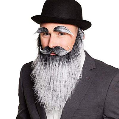 Abraham set Baard met snor en wenkbrouwen