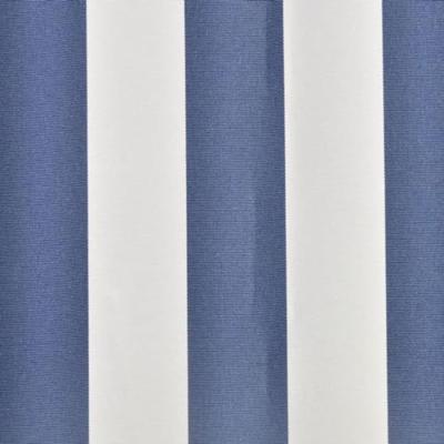 VidaXL Luifeldoek 500x300 cm canvas blauw en wit