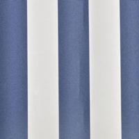 VidaXL Luifeldoek 500x300 cm canvas blauw en wit - thumbnail