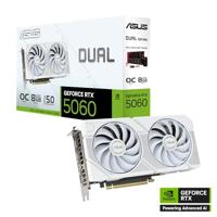VGA ASUS GeForce RTX 5060 DUAL-RTX5060-O8G-WHITE - thumbnail