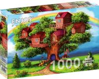 Treehouses Puzzel 1000 Stukjes - thumbnail