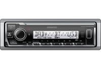 Kenwood KMR-M508DAB Autoradio enkel DIN Aansluiting voor stuurbediening, Bluetooth handsfree, DAB+ tuner, Spatwaterdicht - thumbnail