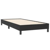 Boxspring zonder matras fluweel zwart 100x220 cm - thumbnail