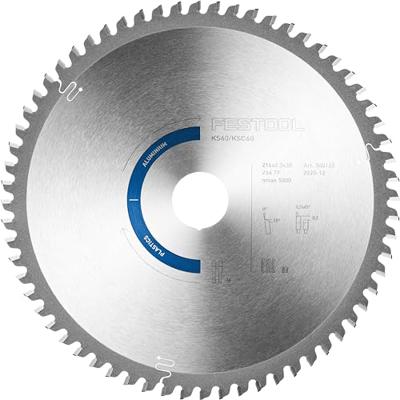 Festool Cirkelzaagblad voor Aluminium | Aluminium/Plastics | Ø 216mm Asgat 30mm 64T - 500122