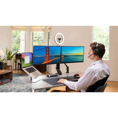 Kensington SmartFit monitorarm, dubbel, zwart
