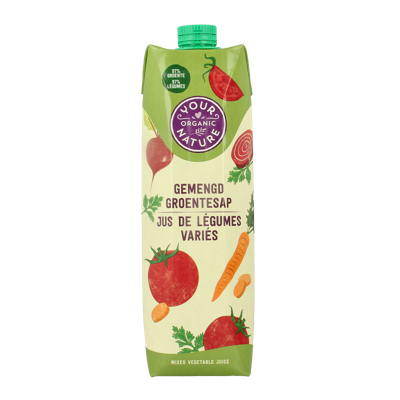 Groentesap gemengd bio 1 Liter