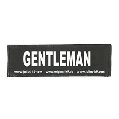 Julius-K9 tekstlabel Gentleman 11 x 3 cm Julius-K9 tekstlabel Gentleman 11 x 3 cm