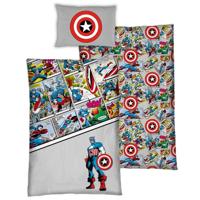 Marvel Avengers Dekbedovertrek Comics Biologisch Katoen - thumbnail