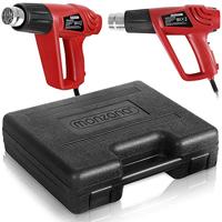 Heteluchtpistool 2000W incl Accessoires en opbergkoffer - thumbnail