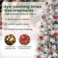 VidaXL Kunstmatige inklapbare kerstboom groen en wit 120 cm - thumbnail