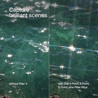 Urth 43mm Star 4 point, 6 point, 8 point Lens Filter Kit