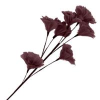 Daan Kromhout Kunsttak feather bloemen bordeaux 95 cm | 12 stuks - thumbnail