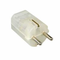 Stekker met randaarde kunststof transparant van Kaiser - thumbnail