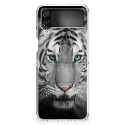 Samsung Galaxy Z Flip 4 | TPU Hoesje | Tijger Samsung Galaxy Z Flip 4 | TPU Hoesje | Tijger