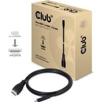club3D CAC-1351 HDMI-kabel HDMI Aansluitkabel HDMI-micro-D-stekker, HDMI-A-stekker 1.00 m Zwart 4K UHD - thumbnail