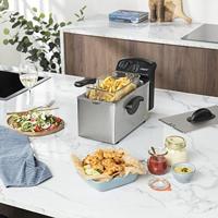 Princess 182626 Friteuse met koudezone 2000 W Zilver (mat) - thumbnail