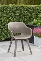 Tuinstoel Akola cappuccino set van 2 - thumbnail