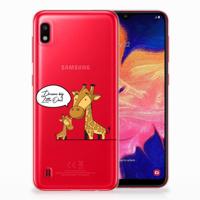 Samsung Galaxy A10 Telefoonhoesje met Naam Giraffe - thumbnail