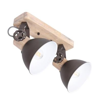 Steinhauer PlafondspotGearwood 2-lichts - 7969A