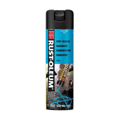 Rust-Oleum lijnmarkeerspray - 500 ml - fluorescerend blauw - 2833