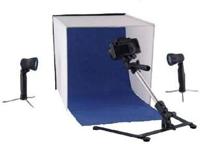 Falcon eyes opvouwbare opnamebox pbk-40ab-2ls 40x40 cm + 2 lampen - thumbnail