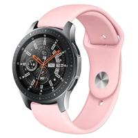 By Qubix - Compatible met Garmin Venu 2 / Garmin Venu 3 - Rubberen sportband -Roze - Compatible Garmin bandje - Bandbreedte: 22mm - thumbnail