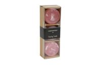 Countryfield drijfkaars bollie roze 5 cm set van 3 | 24 stuks - thumbnail
