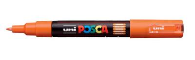 Uni Posca verfmarker 1mc oranje - conische punt - 1 mm Uni Posca verfmarker 1mc oranje - conische punt - 1 mm