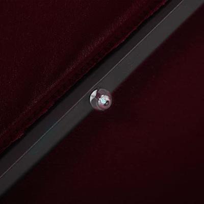 VidaXL Zweefparasol met led en stalen paal wijnrood