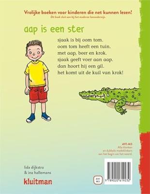 Uitgeverij Kluitman Lees lees lees - aap is een ster (avi-m3)