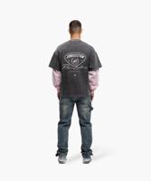 Jorcustom Race Against Nature Double Layered Longsleeve T-Shirt Heren Donkergrijs/Roze - Maat S - Kleur: DonkergrijsRoze | Soccerfanshop - thumbnail